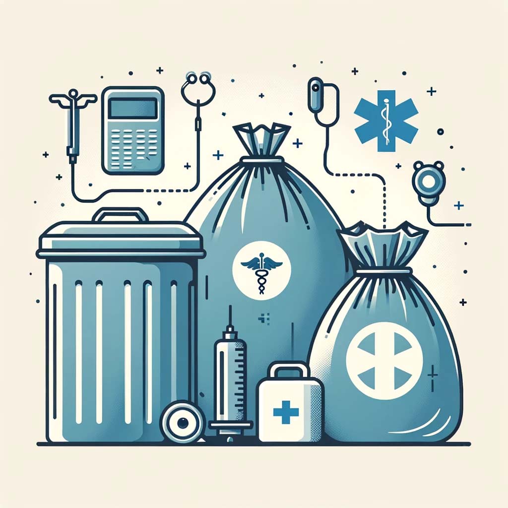 Müllbeutel und Müllsäcke für medizinische Einrichtungen